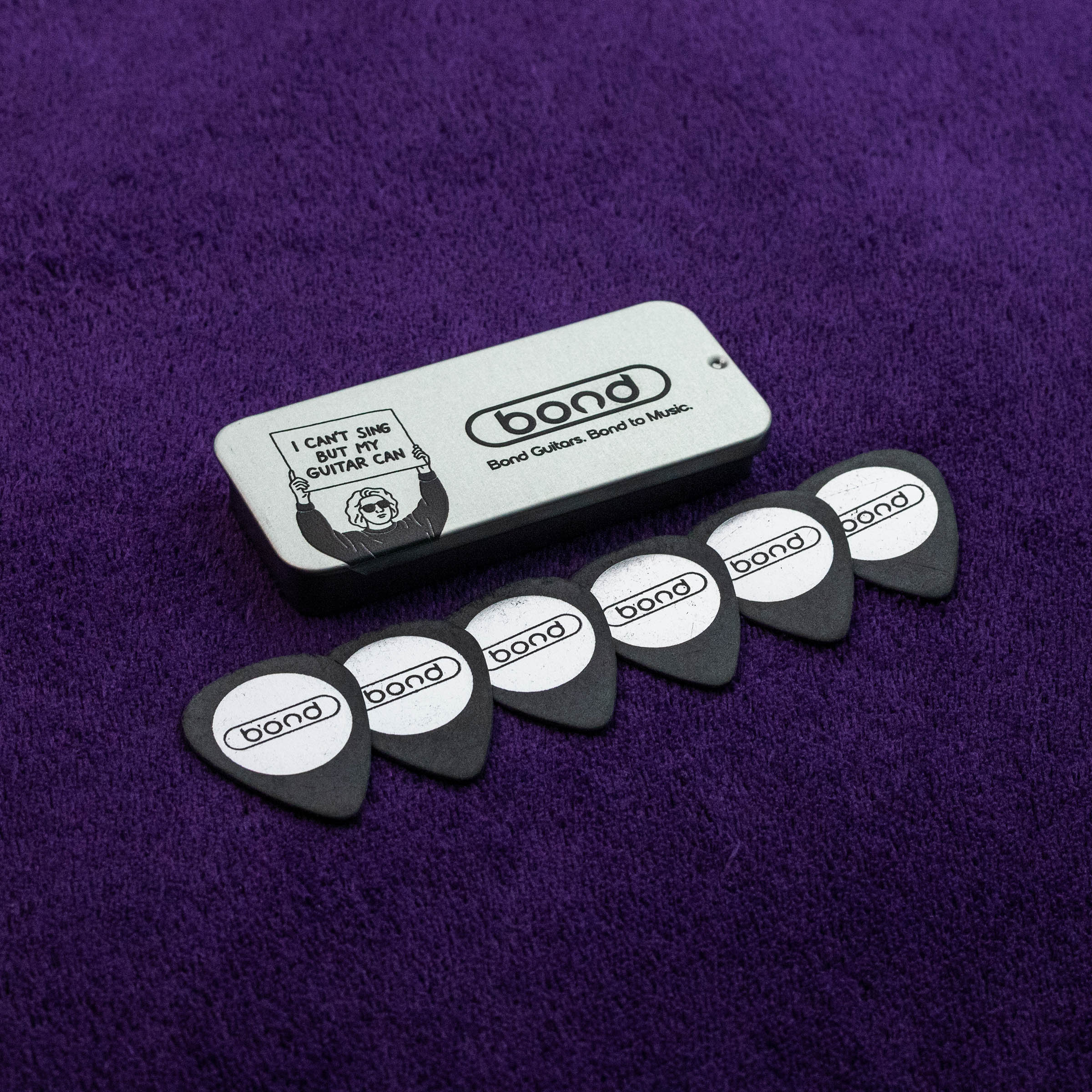 Bond Guitars Slider Pick Tin